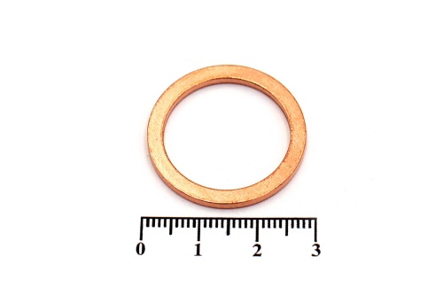Шайба медная 22х28х2.0