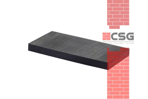 Техпластина резиновая на отвал ДСТ (скребок) 1000х250х40 мм (металлический корд 2 слоя)