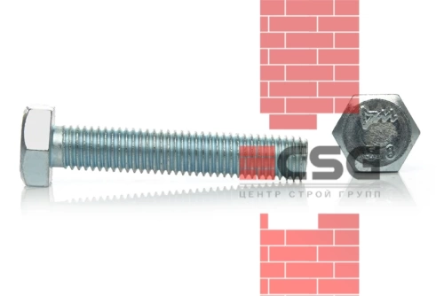 Болт с полной резьбой 8x25 оцинк. DIN 933 (25кг)