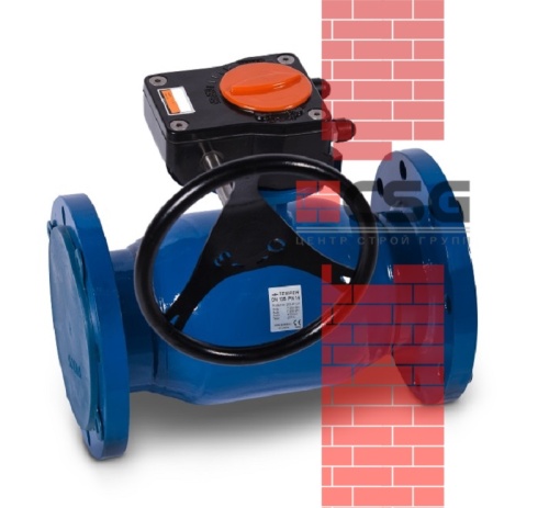 Кран шаровый стальной Ду125 Ру16 с редуктором фланцевый Temper 28320125, DN 125