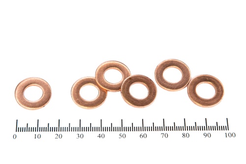 Шайба медная 9х18х1.5