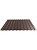 Профнастил окрашенный 0.4x1100 шоколадно-коричневый фото