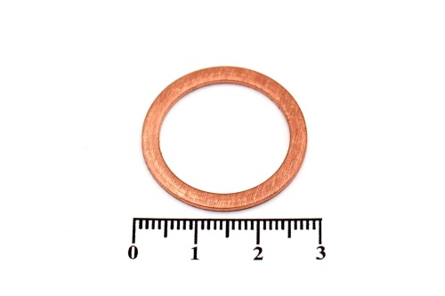 Шайба медная 21х27х1.0