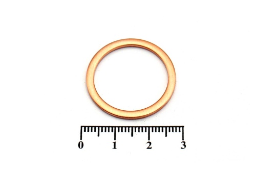 Шайба медная 22х27х1.5